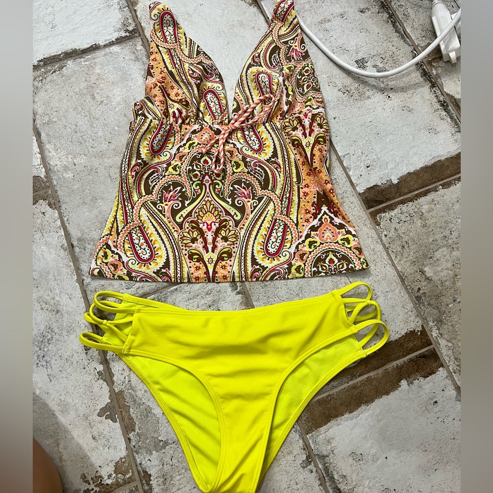 Paisley tankini set